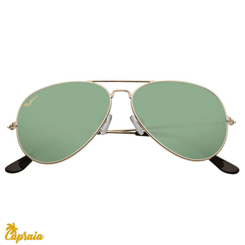 Locs Capraia Nasco – Guld Stel Og Grønne Glas