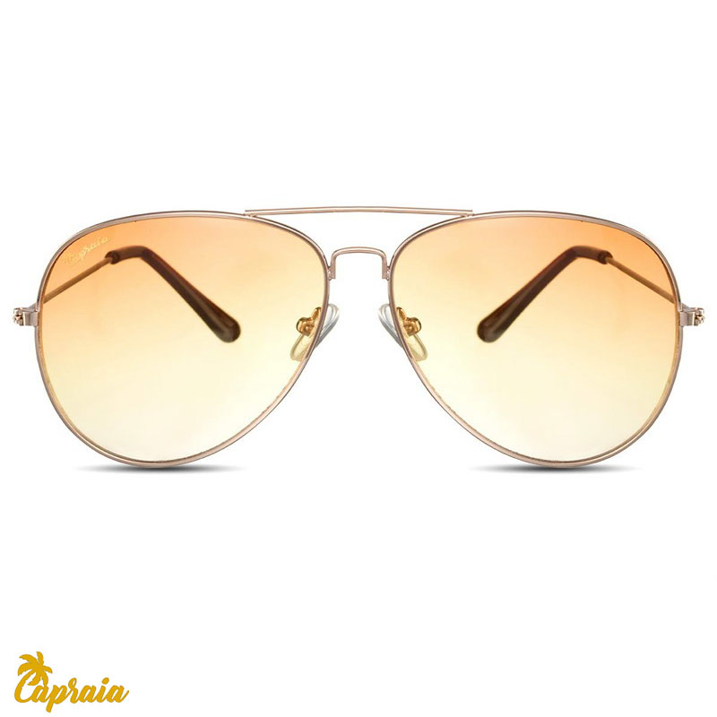 locs Capraia Nasco – Guld stel og lysebrune glas