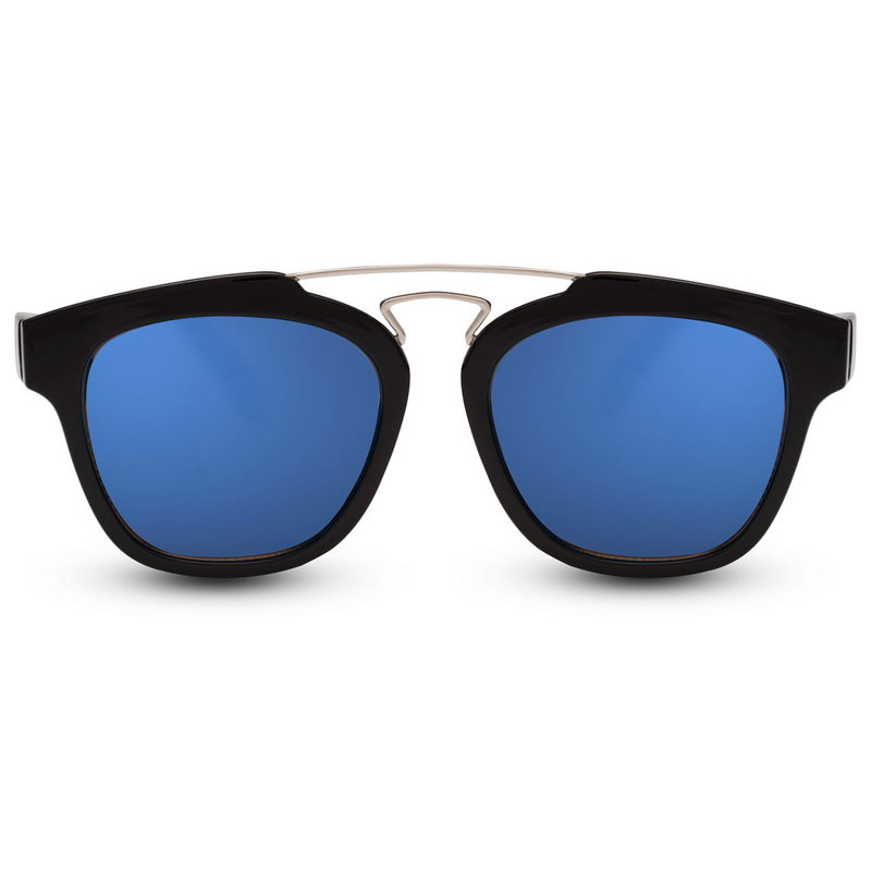 Locs Cold Blue Solbriller – Blå Spejlglas