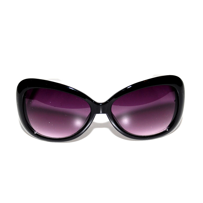 Locs Dame Solbriller Med Hjerter – Sort Og Hvid