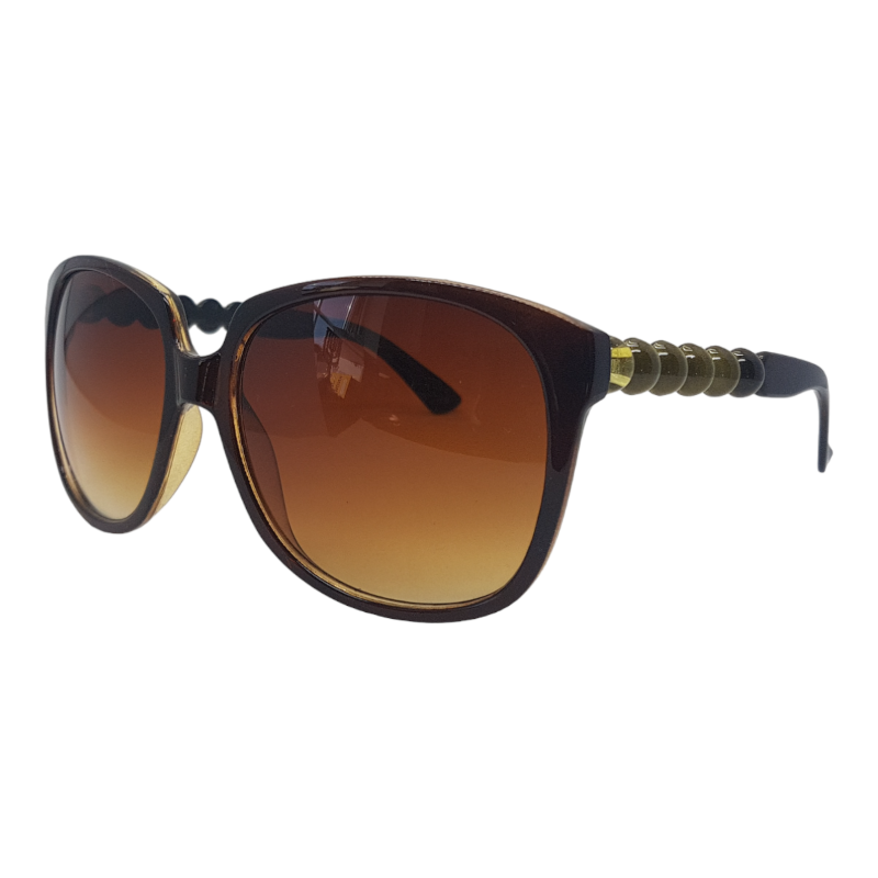 locs Damesolbriller med kugle stænger | Gule