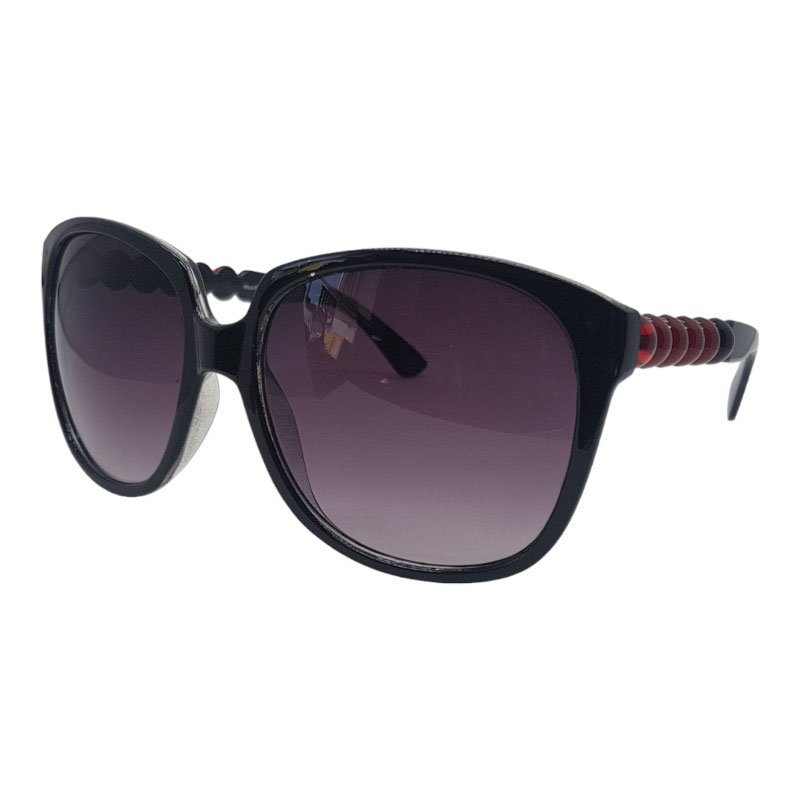 locs Damesolbriller med kugle stænger | Rød