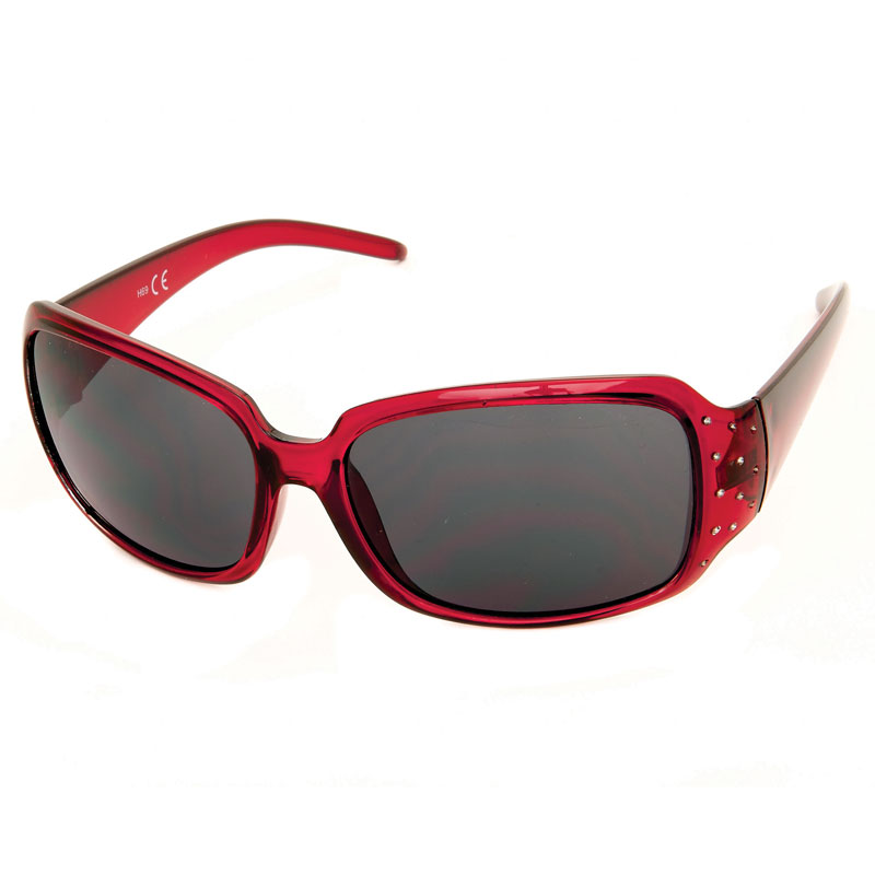 locs Diamond Woman Solbriller – Rød