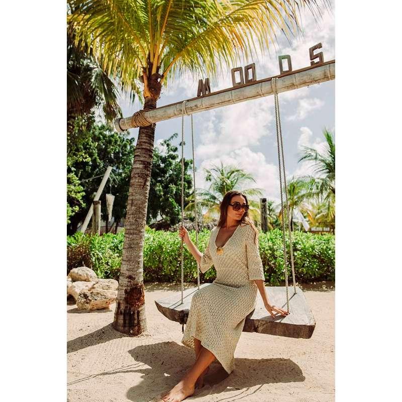 Locs Firkantede Store Dame Solbriller – Brun Turtle