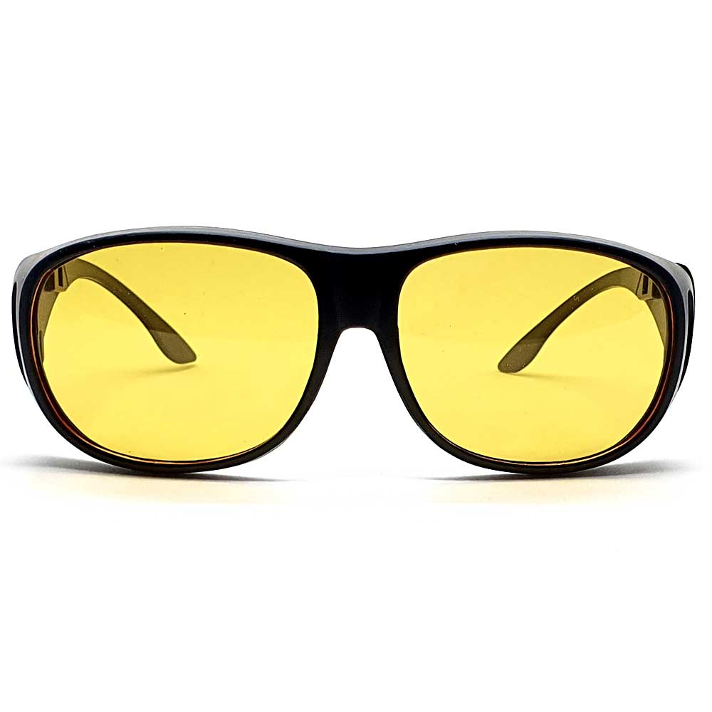 Locs Fit Over Natkørebriller – Matsort Stel