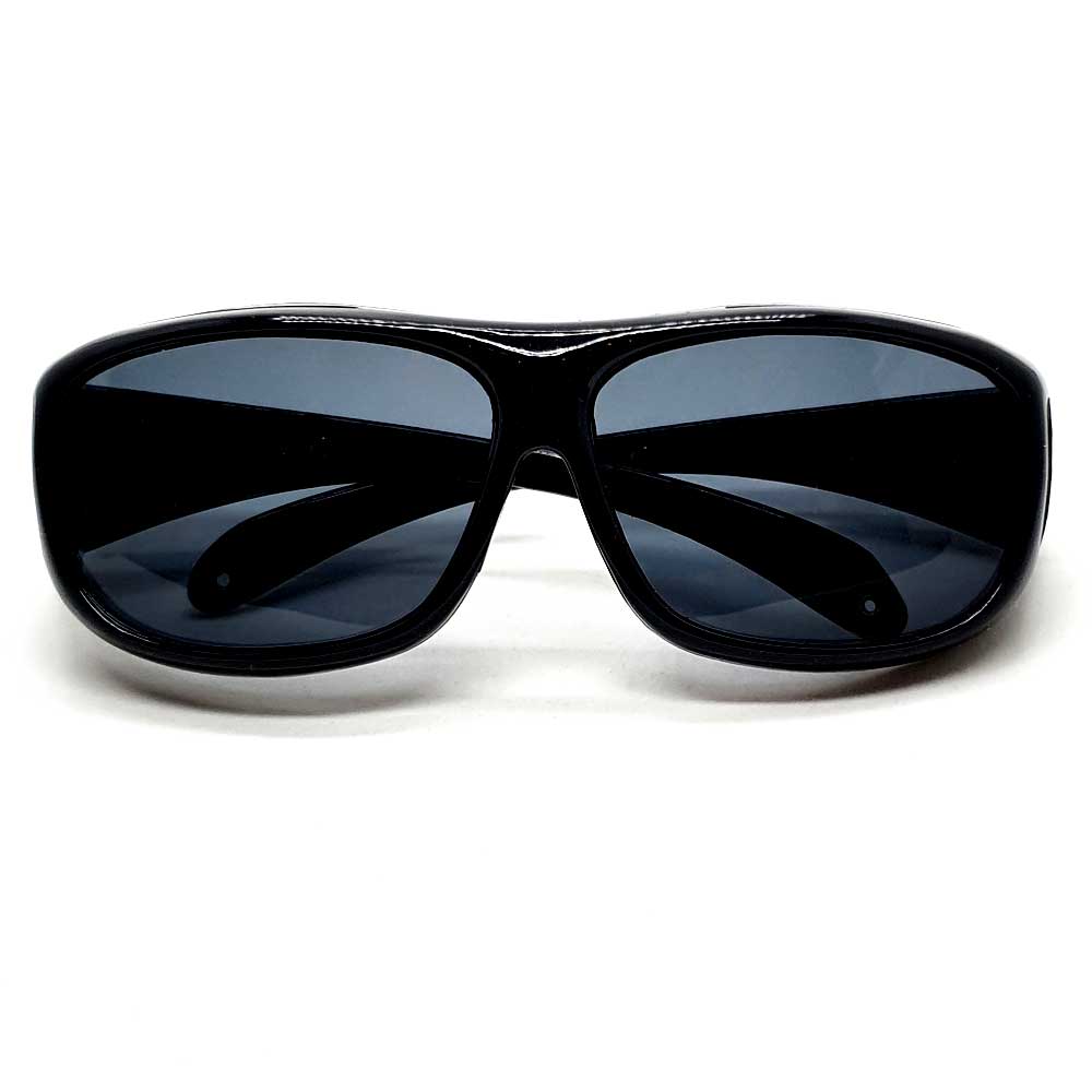 Locs Fit Over Solbriller – Blanksort Stel