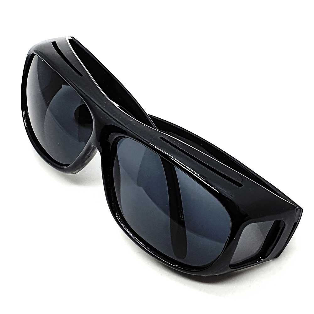 Locs Fit Over Solbriller – Blanksort Stel