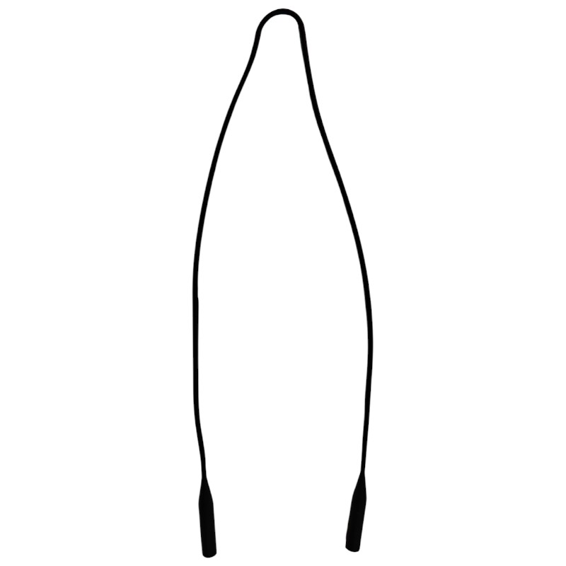 locs Gummi sports brillesnor – Sort