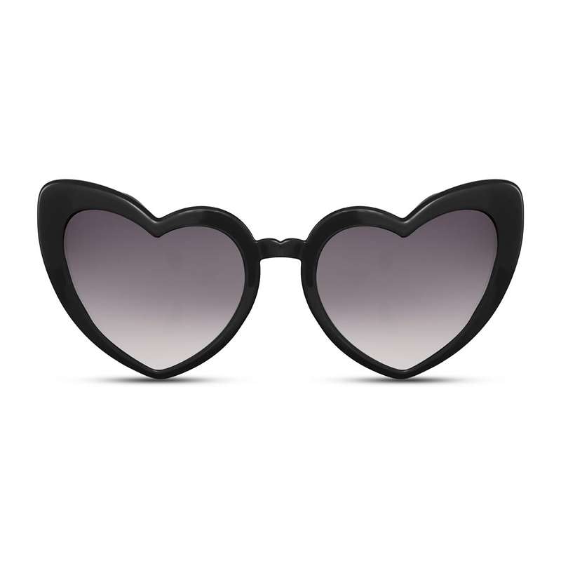 Locs Hjerte Solbriller – Sort