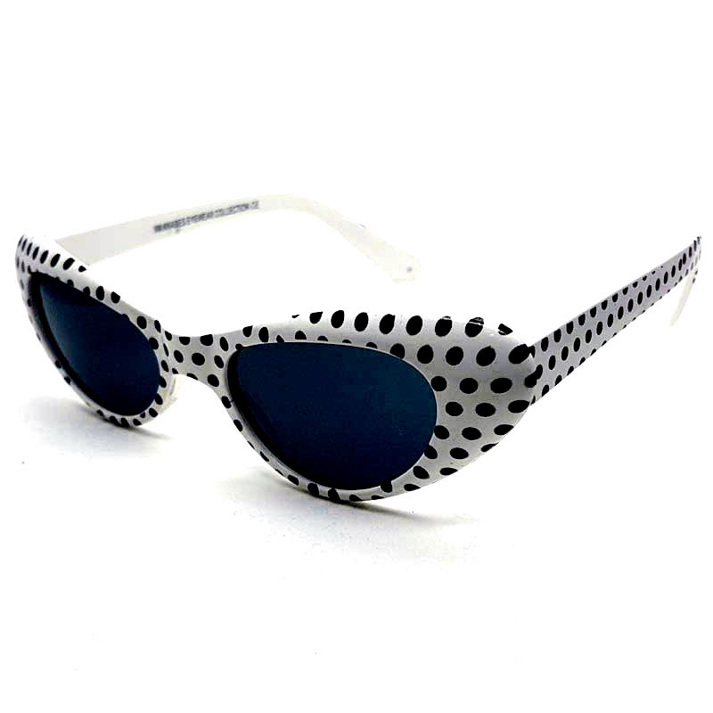 locs Hvide 50er børnesolbriller