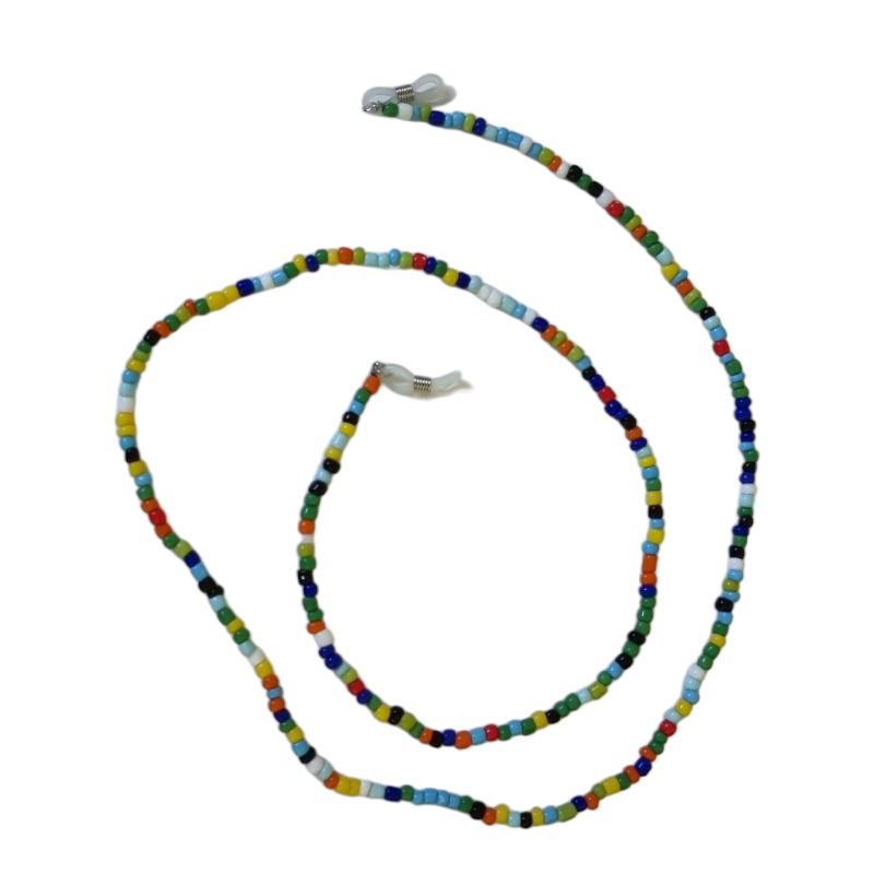 locs Lang Perle Brillekæde – Store perler