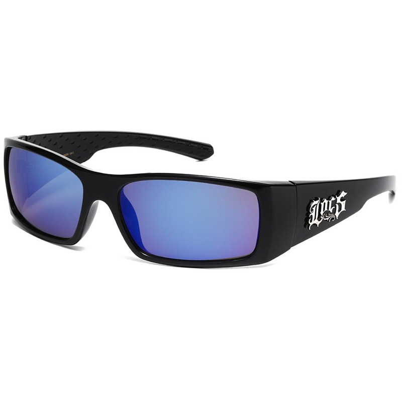 locs Locs Solbriller – Bandido | Blå spejlglas