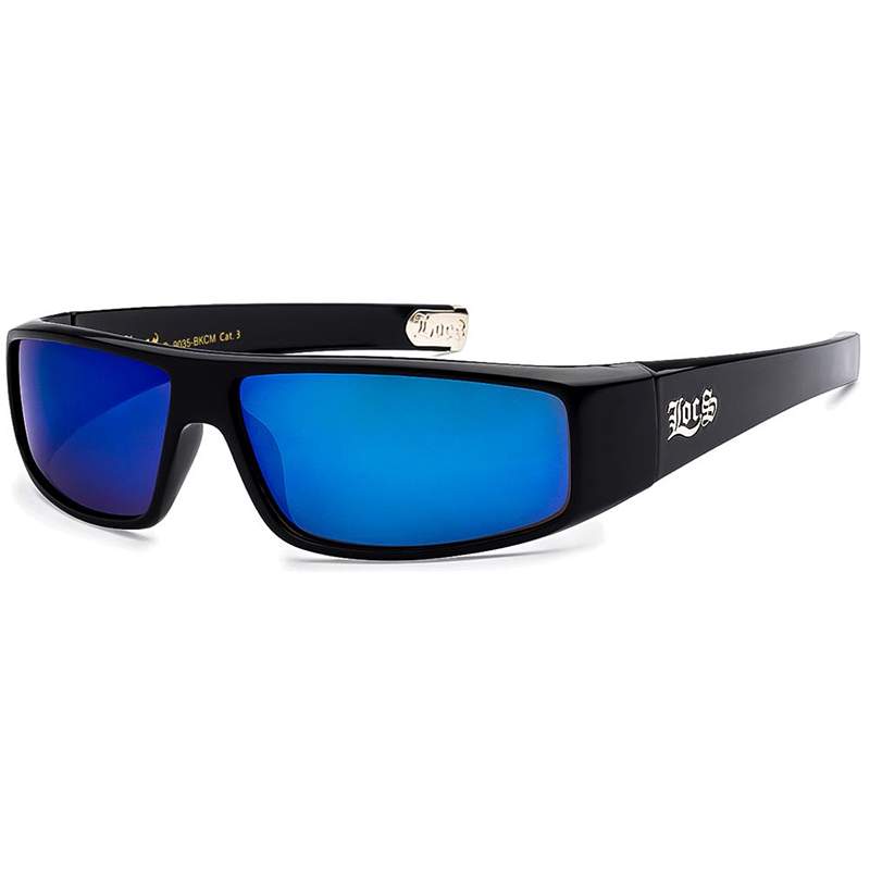 locs Locs Solbriller – Colour Banger | Blå Spejlglas