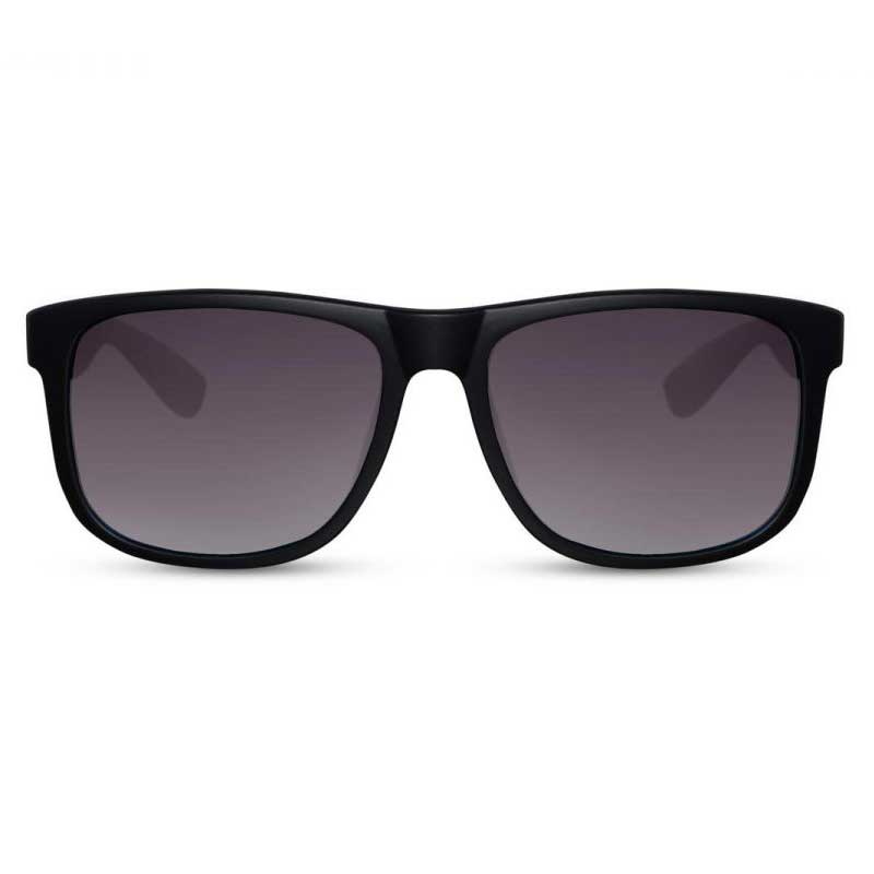 Locs Matsorte Wayfarer Champ Solbriller – Mørke Glas