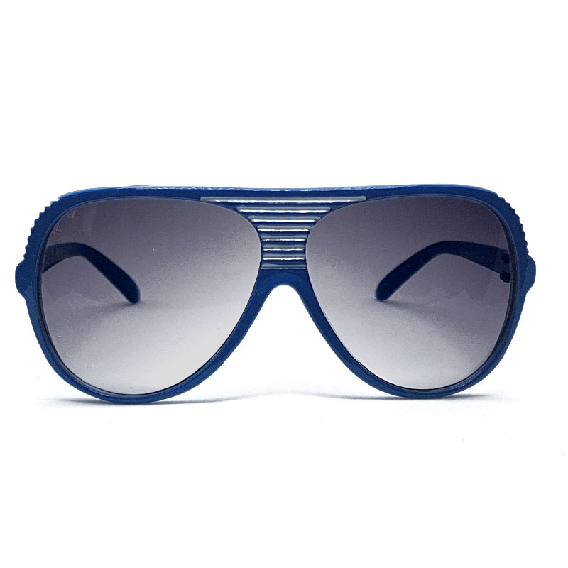 Locs Millionaire Stripe Solbriller – Blå