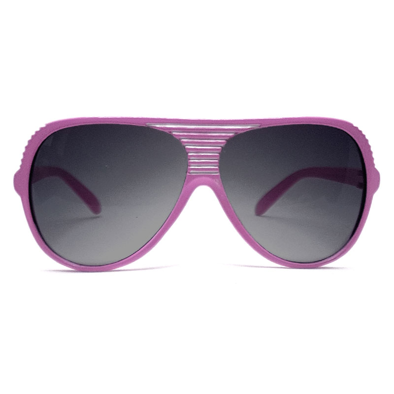 Locs Millionaire Stripe Solbriller – Lyserød