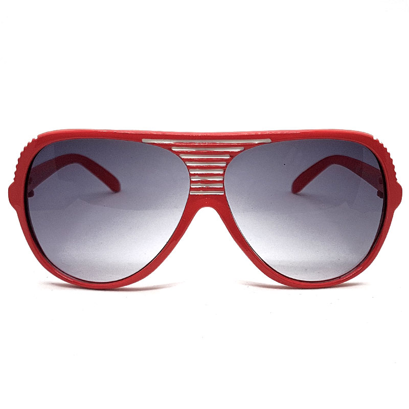 Locs Millionaire Stripe Solbriller – Rød