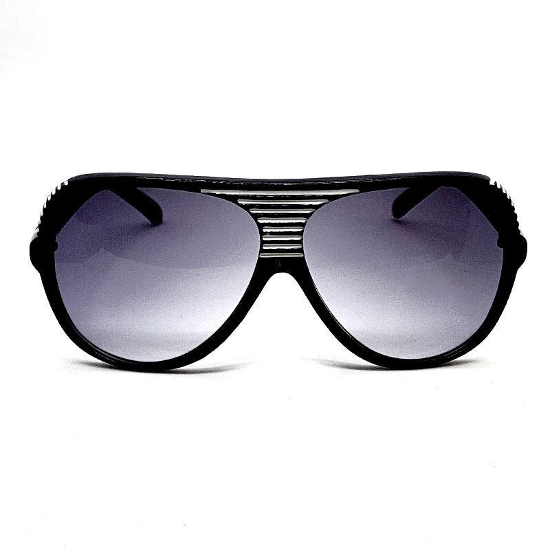 Locs Millionaire Stripe Solbriller – Sort