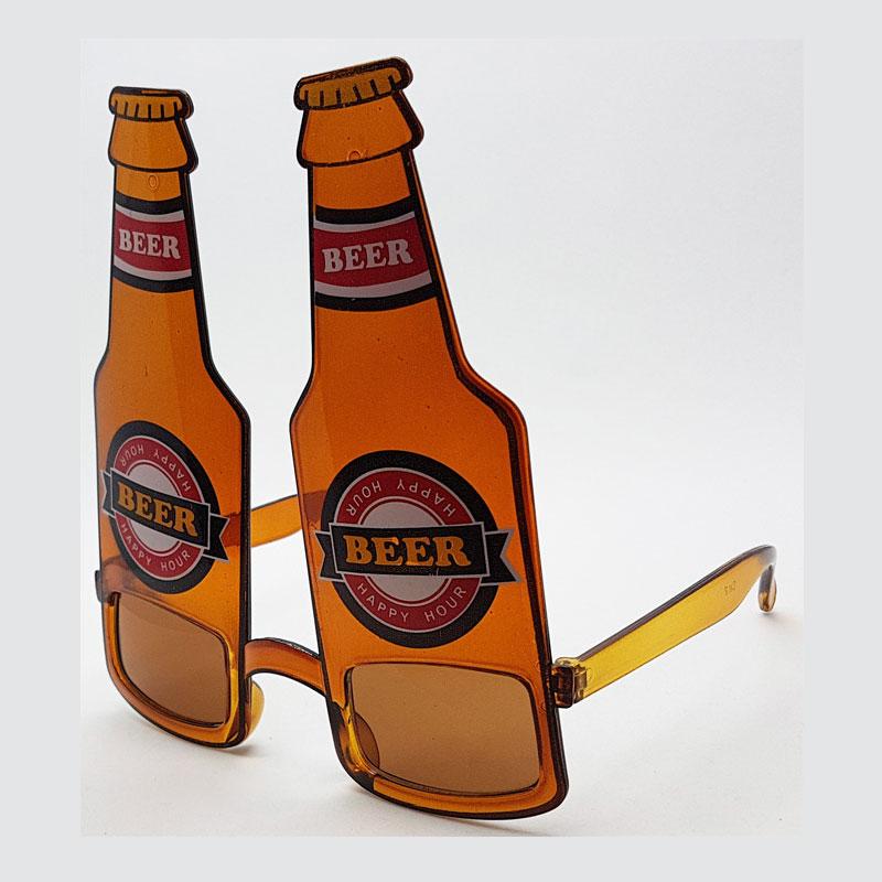 Locs Øl Briller – Brun ølflaske