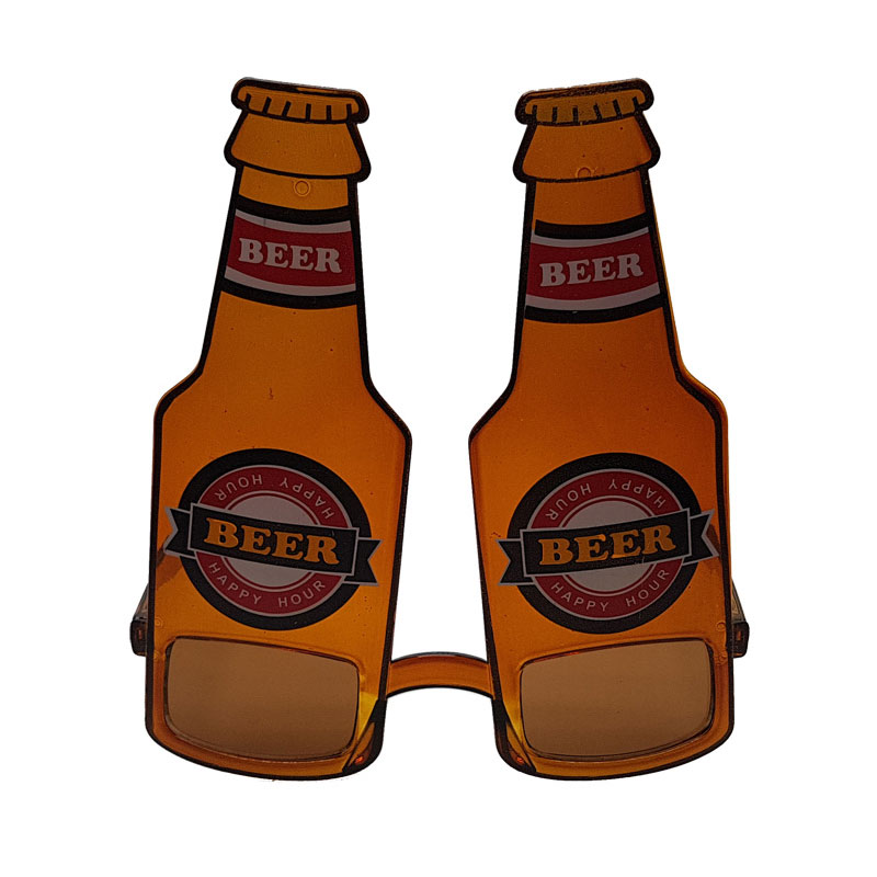 locs Øl Briller – Brun ølflaske