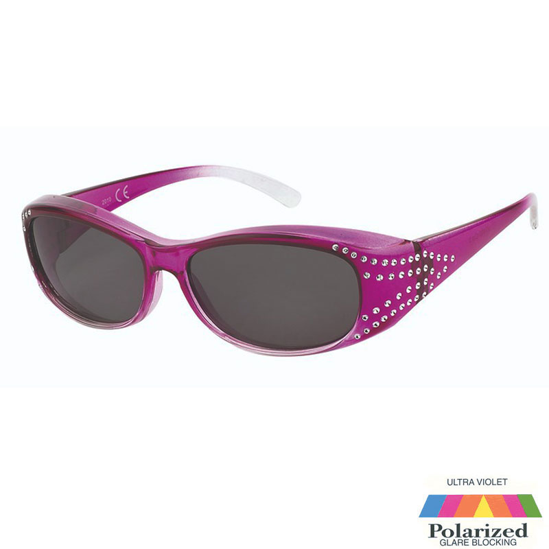 locs Pink Fit-Over Solbriller – Monaco | Mørke glas