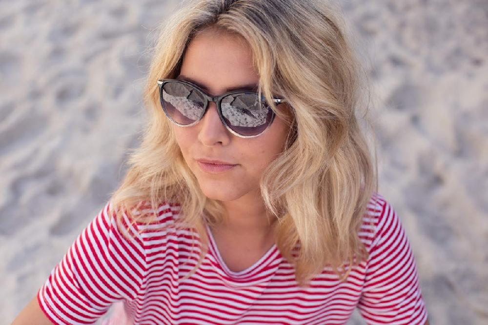 Locs Runde Fade Dame Solbriller – Mørke Glas