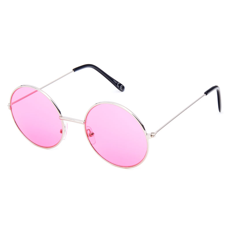 locs Runde John Lennon briller – Lyserøde glas