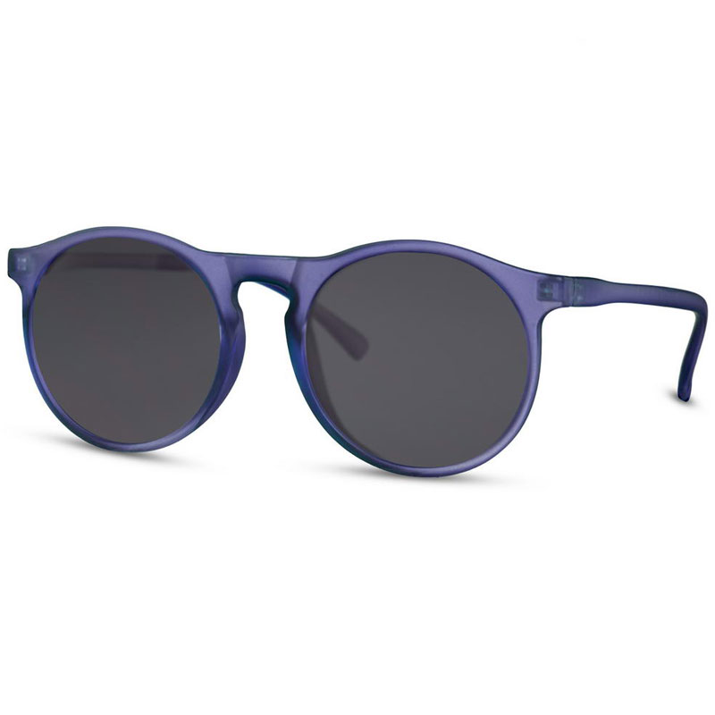locs Runde Lilla Solbriller – Mørke glas