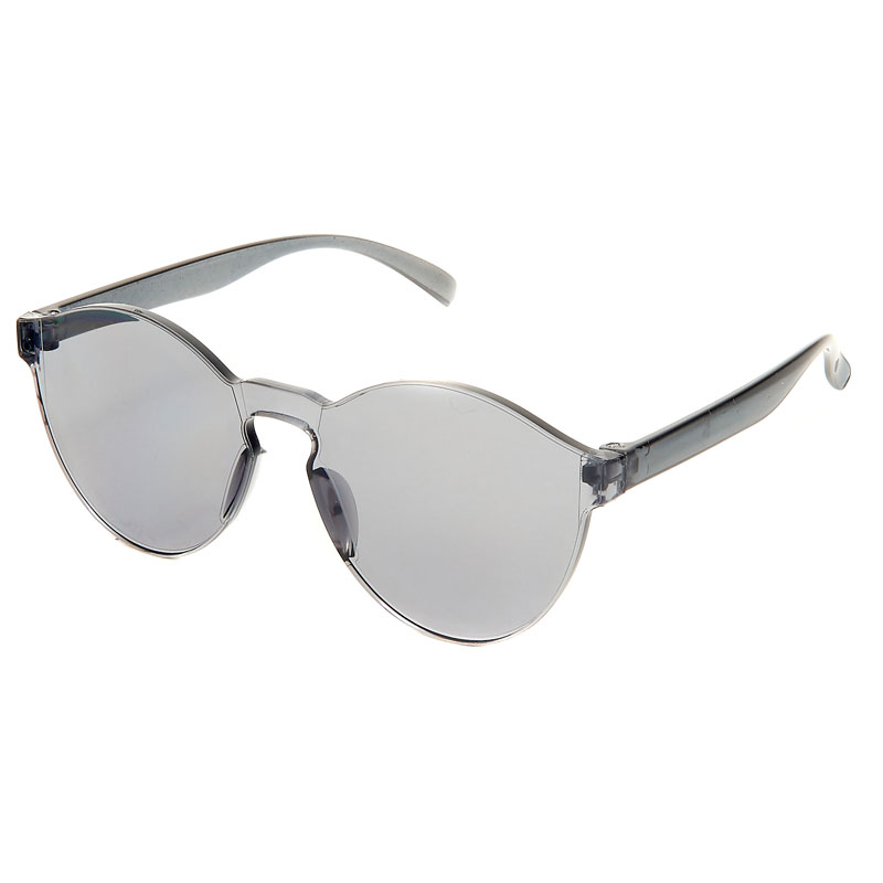 locs Runde transparente børnesolbriller – Grå