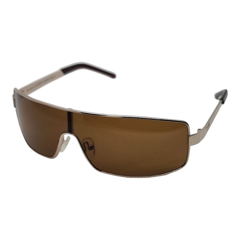 locs Smalle shield solbriller – Milano | Brune