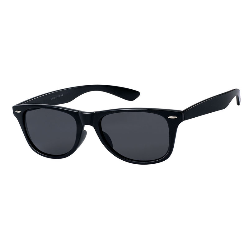 locs Smalle Sorte Wayfarer Solbriller