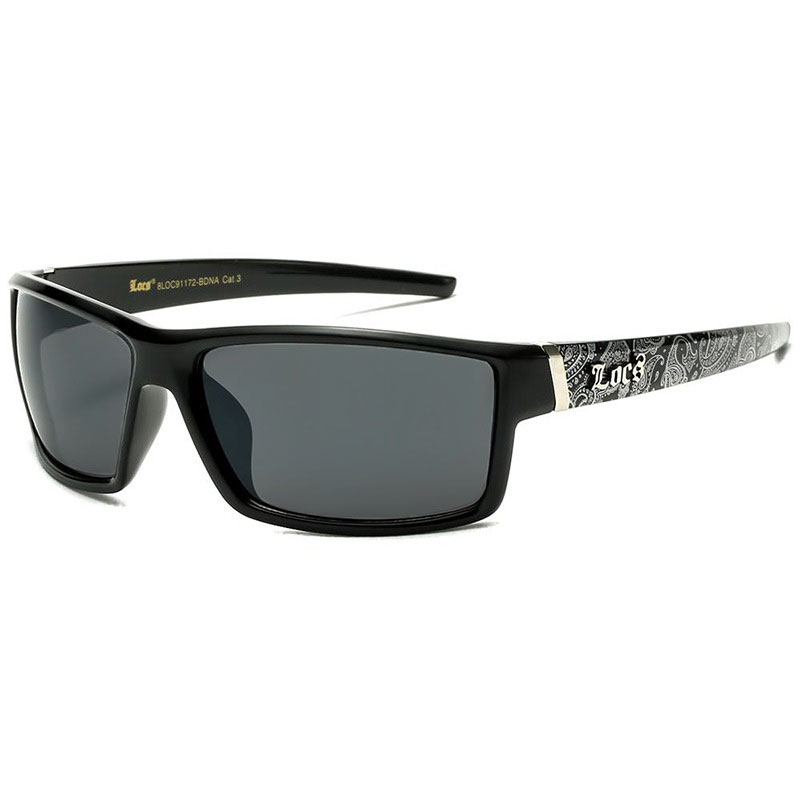 locs Locs Solbriller – Bandana Chingón | Sort – Mørke glas