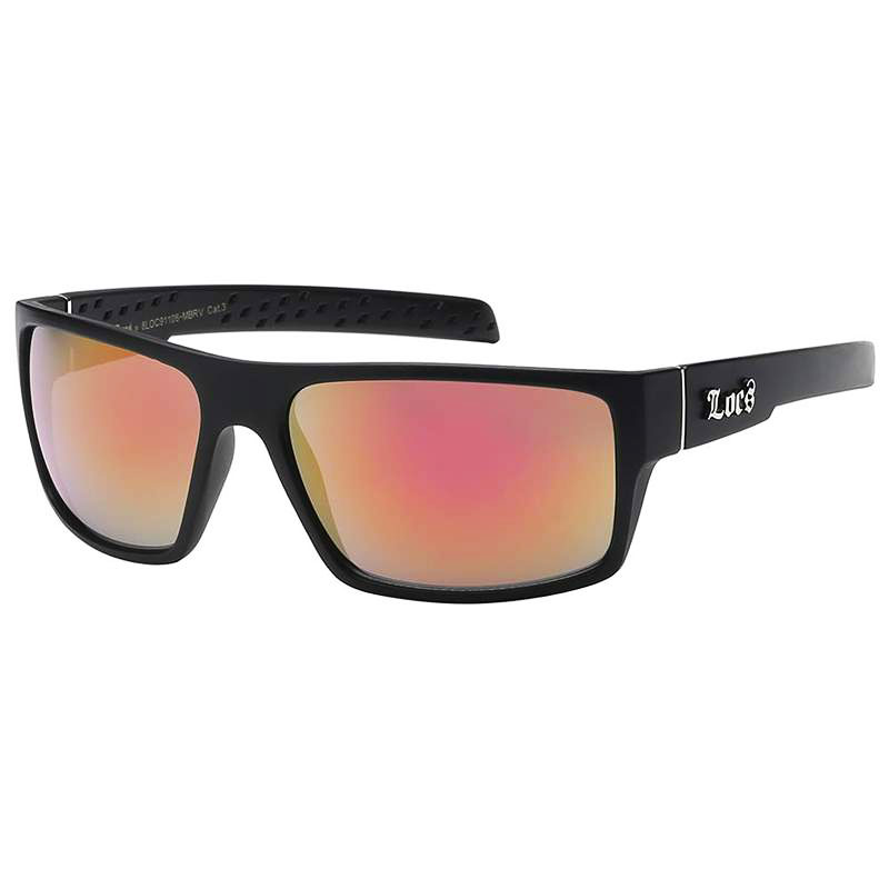 locs Locs Solbriller – Mat Black Vato | Orange Spejlglas
