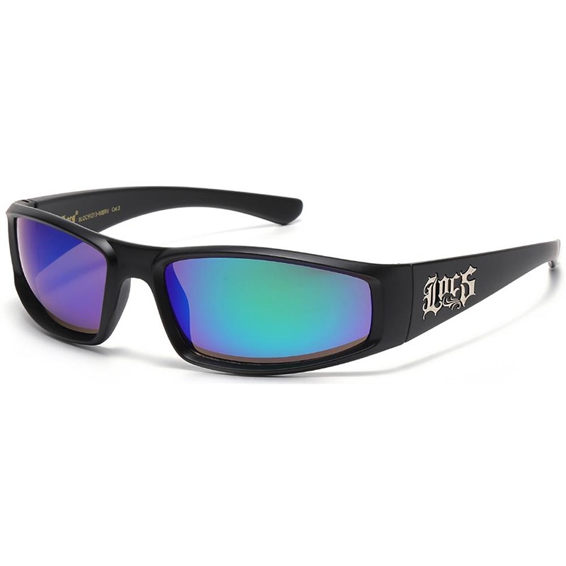 locs Locs Solbriller – Sin broncas | Blå-grønne spejlglas