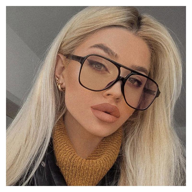 Locs Sorte Firkantede Briller – Kyiv | Lysebrune Glas