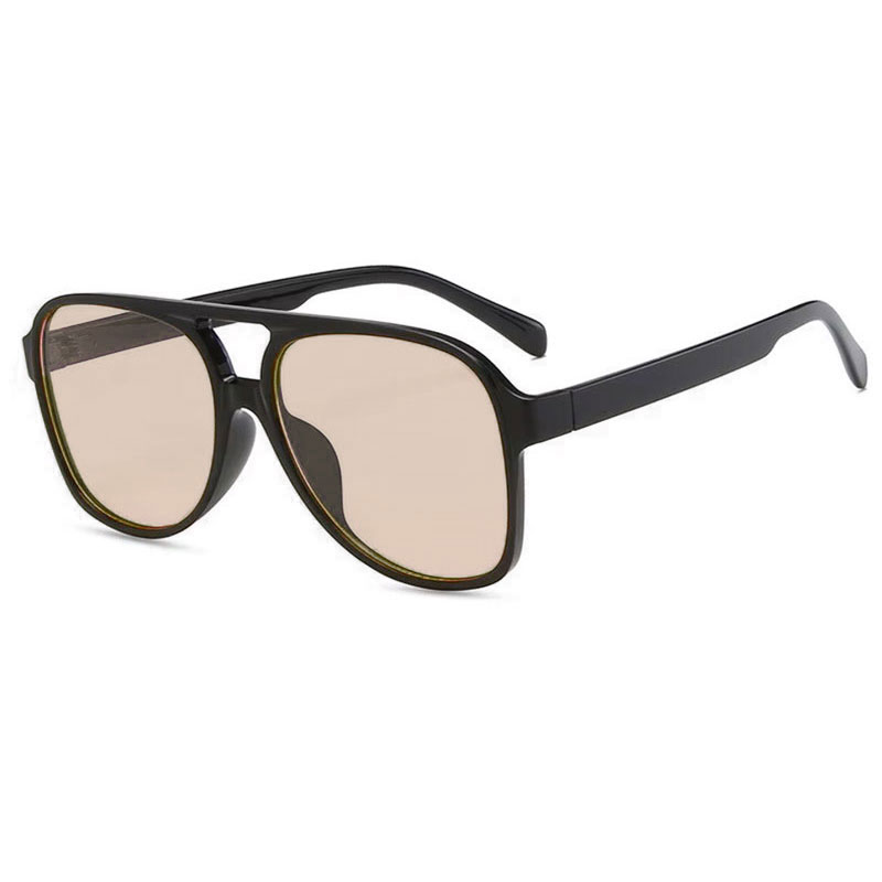 locs Sorte firkantede briller – Kyiv | Lysebrune glas