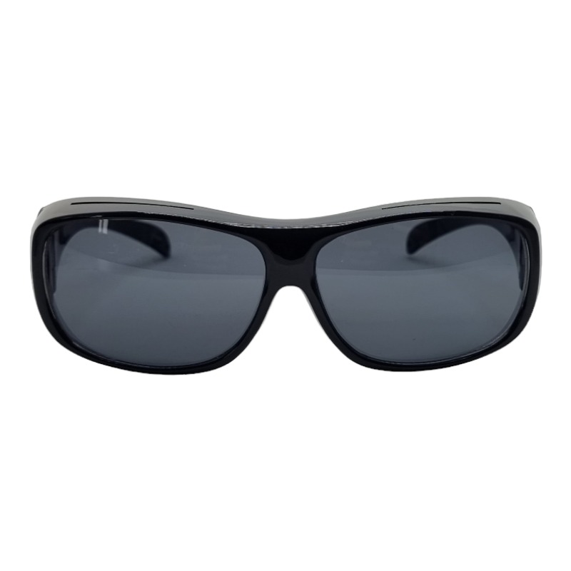 Locs Sorte Fit-Over Solbriller – Mørke Glas – Sevilla