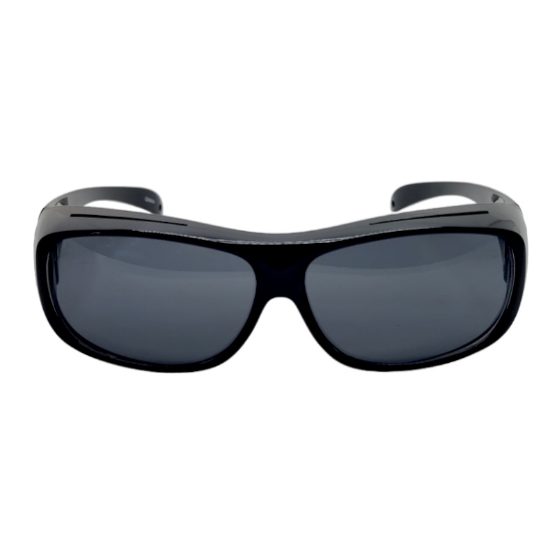 Locs Sorte Fit-Over Solbriller – Mørke Glas – Sevilla