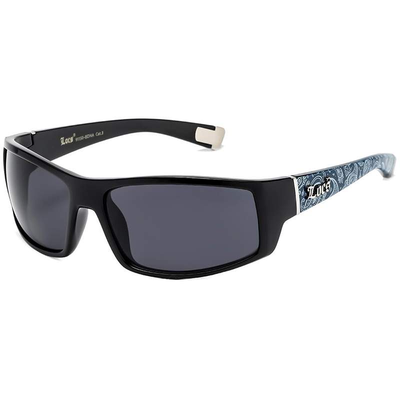 locs Sorte Locs Solbriller – Bandana Carnal | Blå