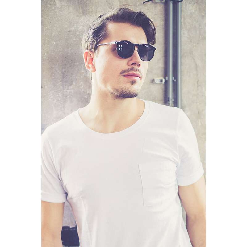 Locs Sorte Runde Solbriller | Toulon – Mørke Glas