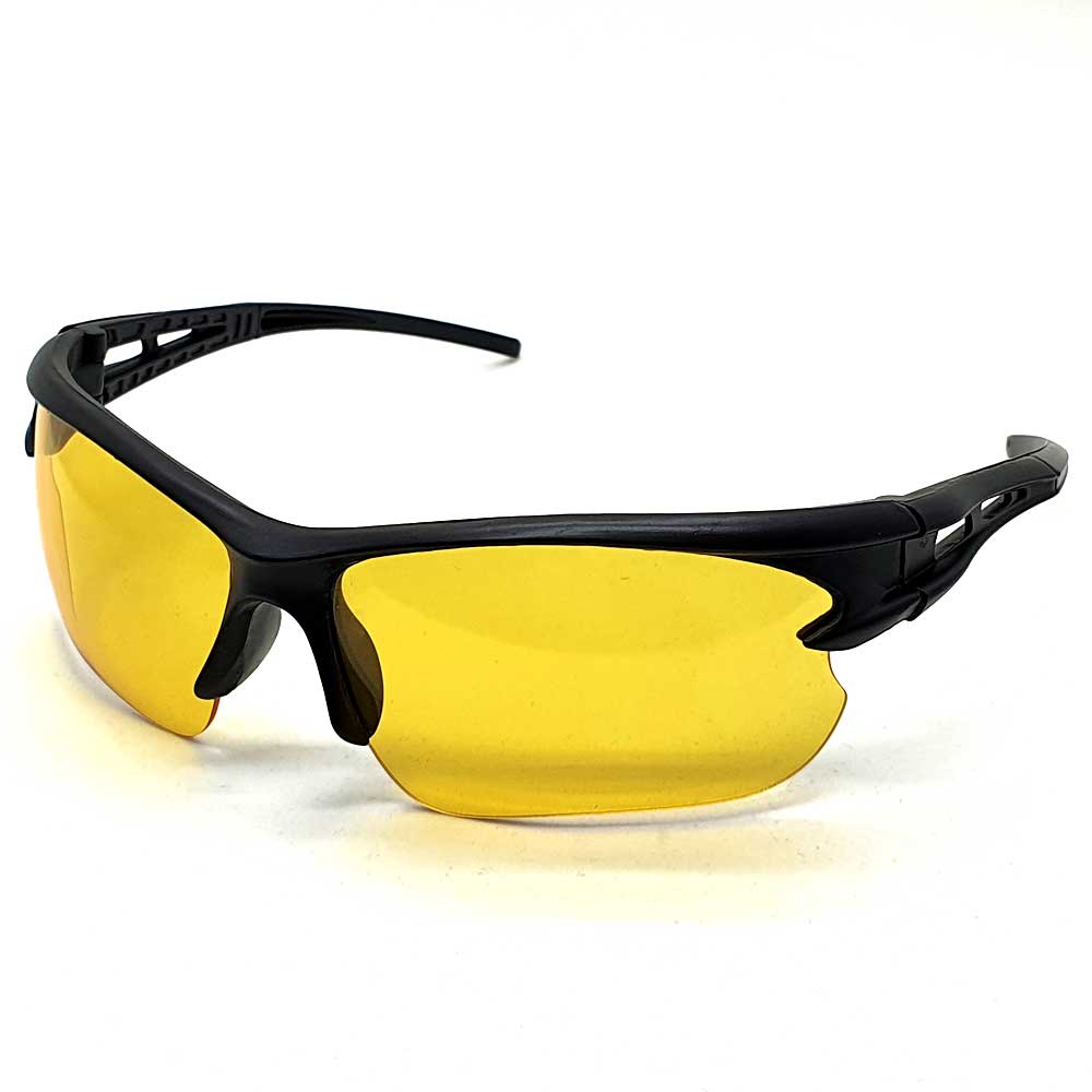 locs Sports Natkørebriller – Matsort stel