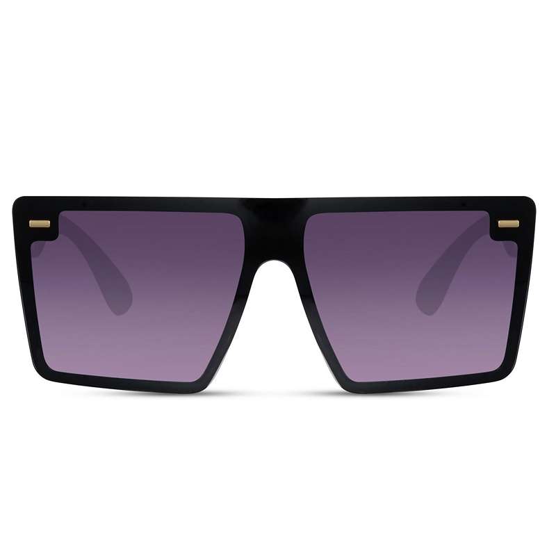 Locs Square Millionaire Solbriller – Sorte