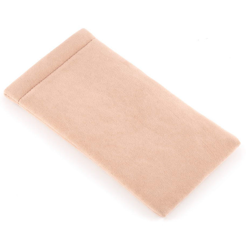 locs Tykt Velour brille etui med klaplukning – Beige