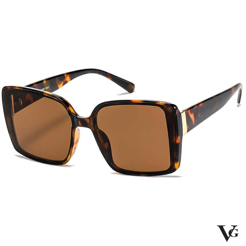 locs VG Solbriller – Emma | Brun Turtle – Brune glas