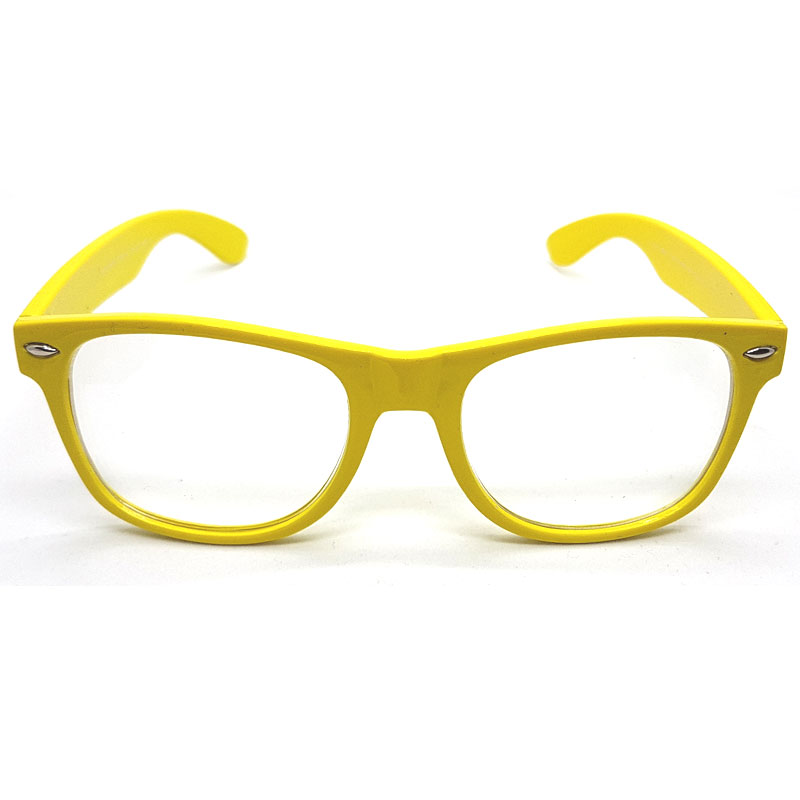 Locs Wayfarer Briller Uden Styrke – Gule