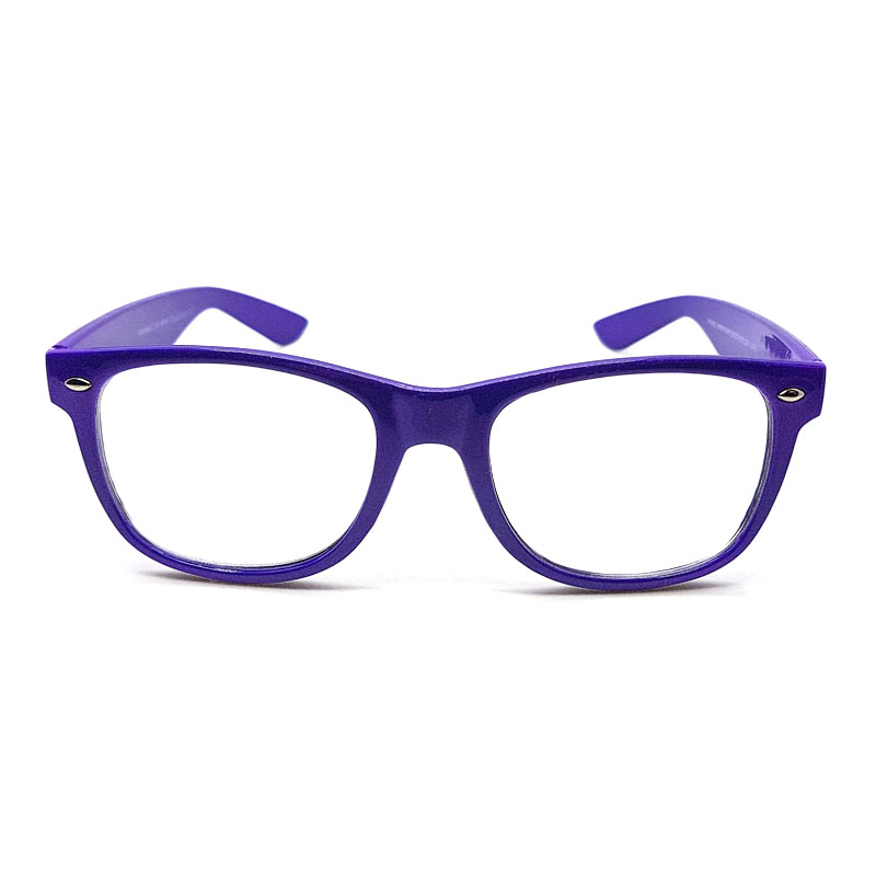 Locs Wayfarer Briller Uden Styrke – Lilla