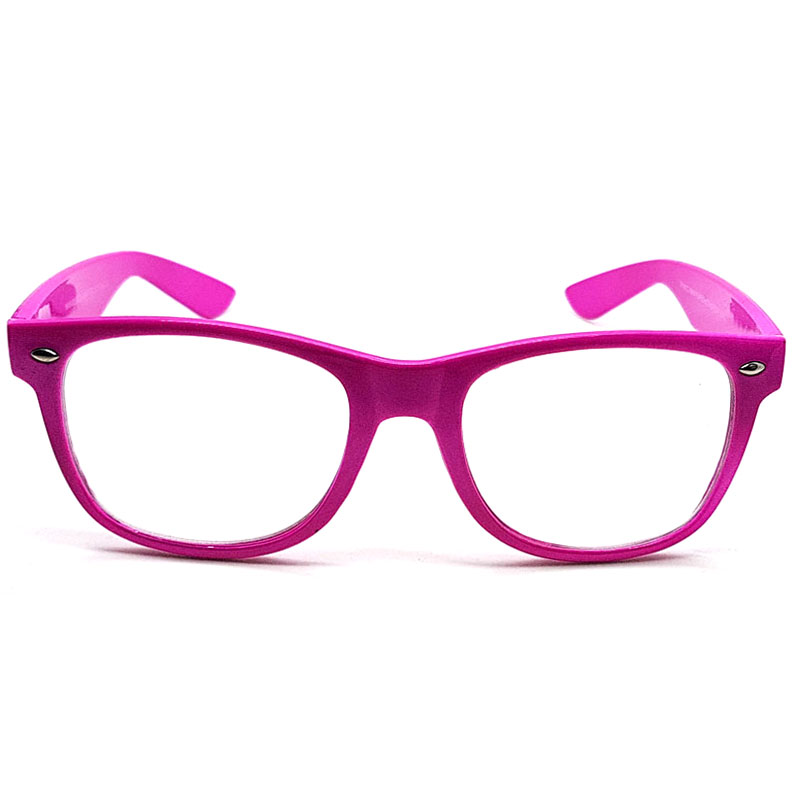 Locs Wayfarer Briller Uden Styrke – Pink