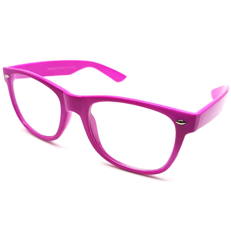 locs Wayfarer briller uden styrke – Pink