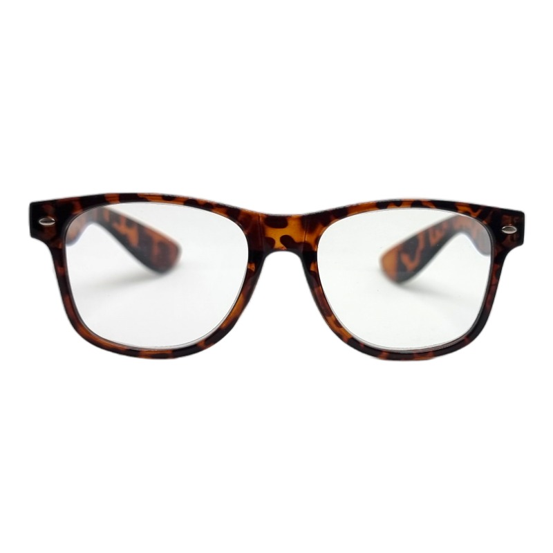 Locs Wayfarer Læsebriller – Brun Leopard