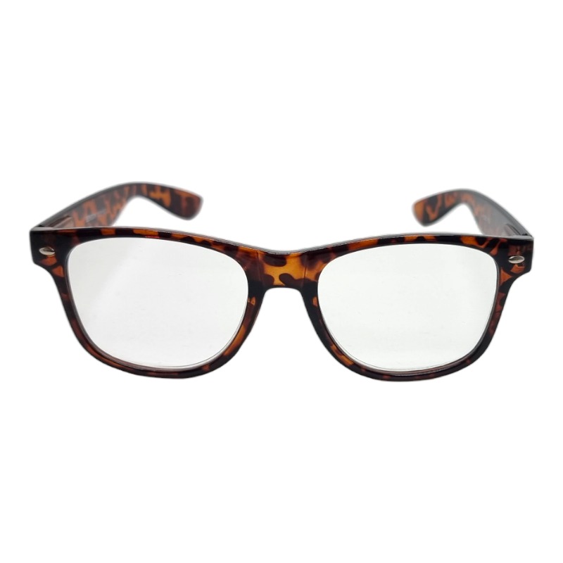 Locs Wayfarer Læsebriller – Brun Leopard